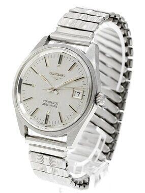 LONGINES Conquest 1570.4 633 Date cal.L633.1 Silver Dial Automatic Men's_960242